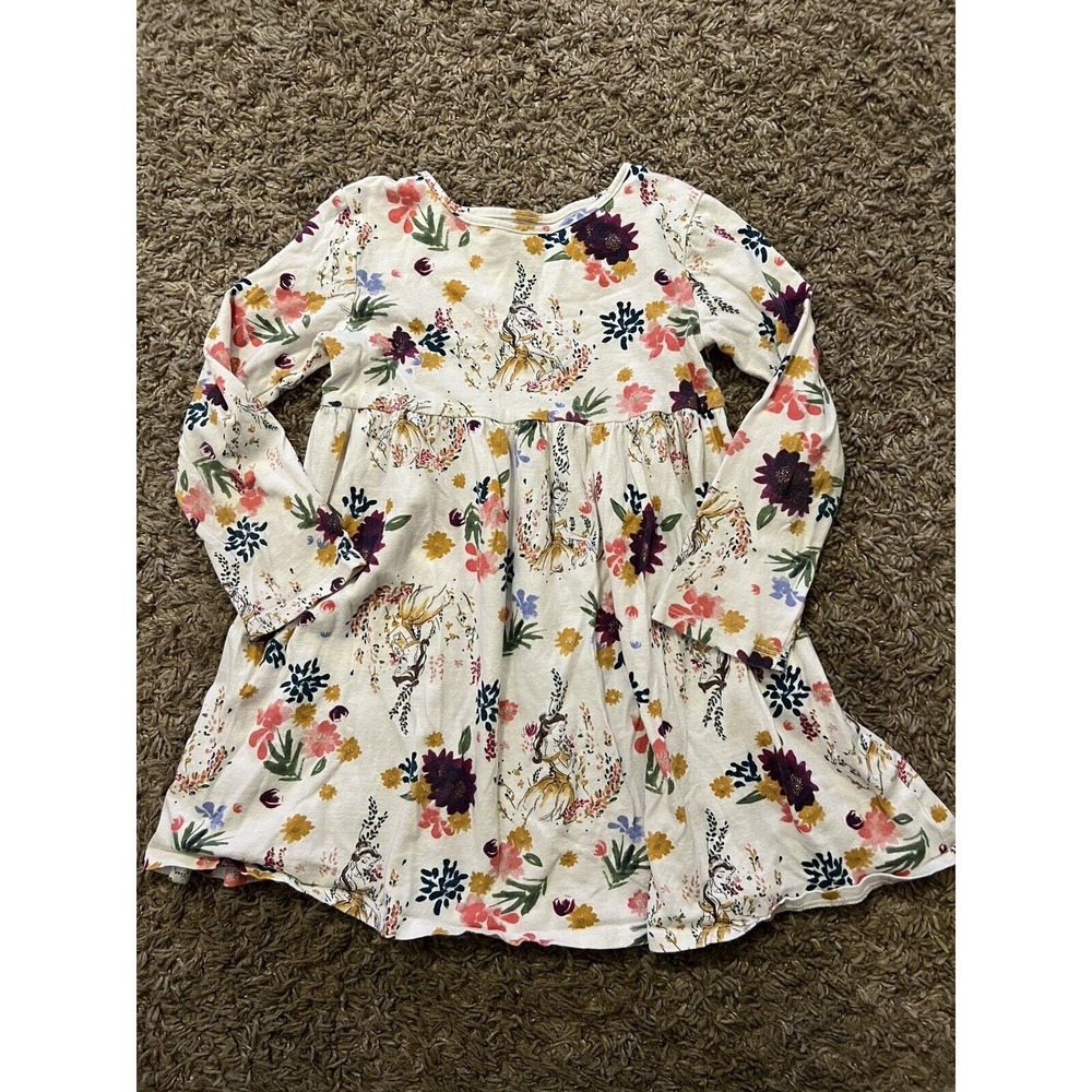 Girls Jumping Beans Disney Limited Editionโ Dress Belle Beauty & the Beast Sz 5T